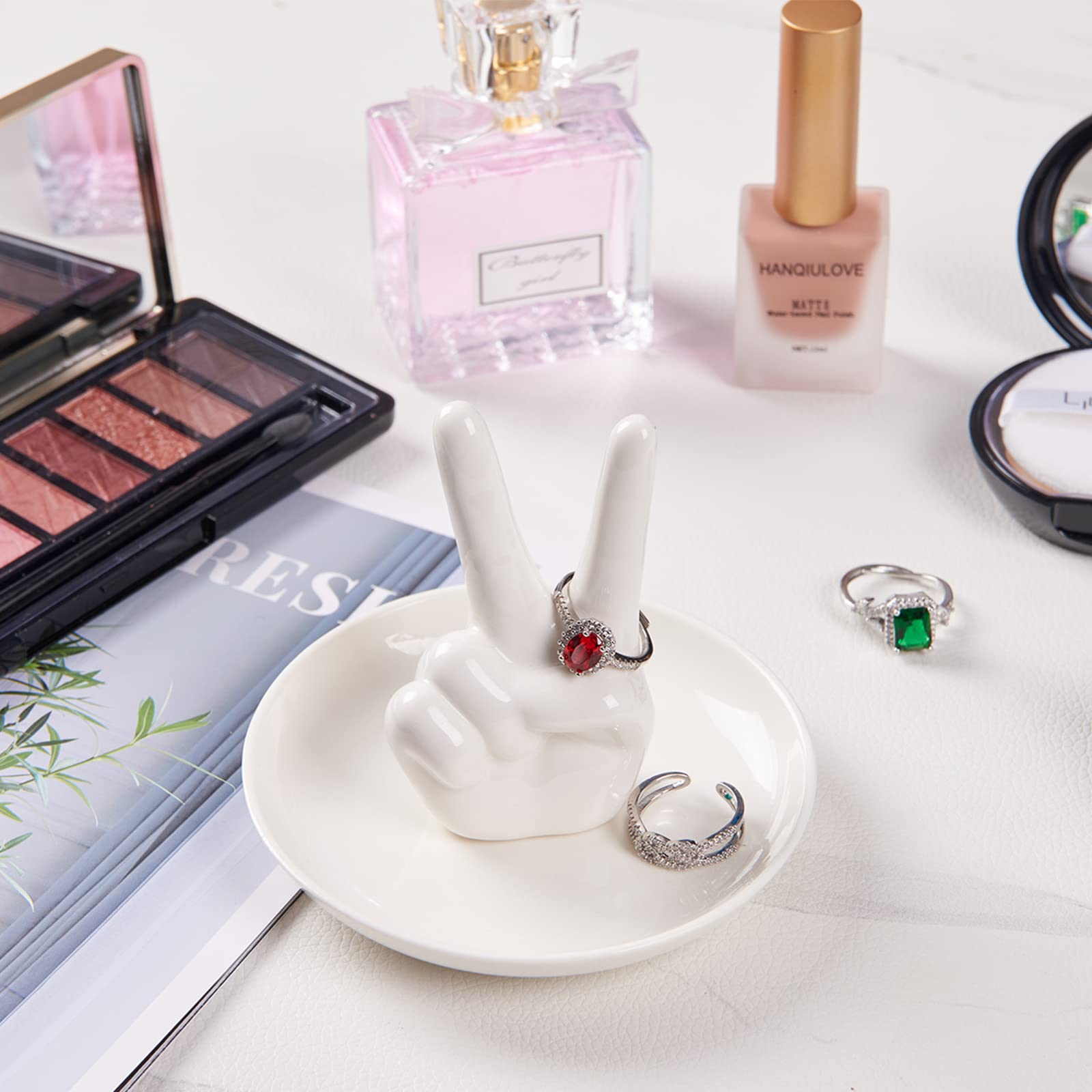 Amazon｜Spegiffu ハンドリングホルダー ジュエリーディッシュ